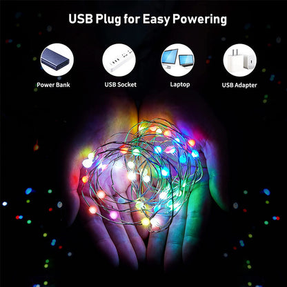 USB Smart Bluetooth Led Copper Wire String - BEUPFORLIFE.com