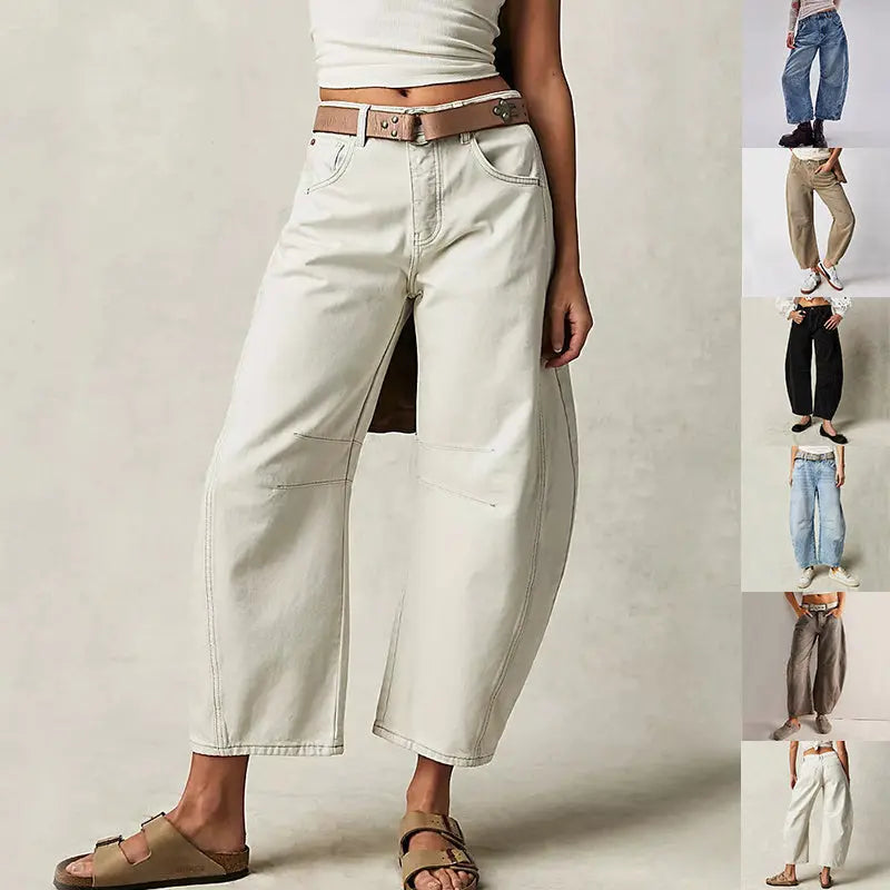 Wide-leg Jeans - BEUPFORLIFE.com