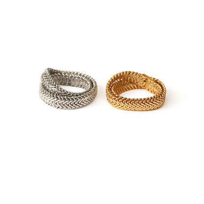 Double stacked ring - BEUPFORLIFE.com