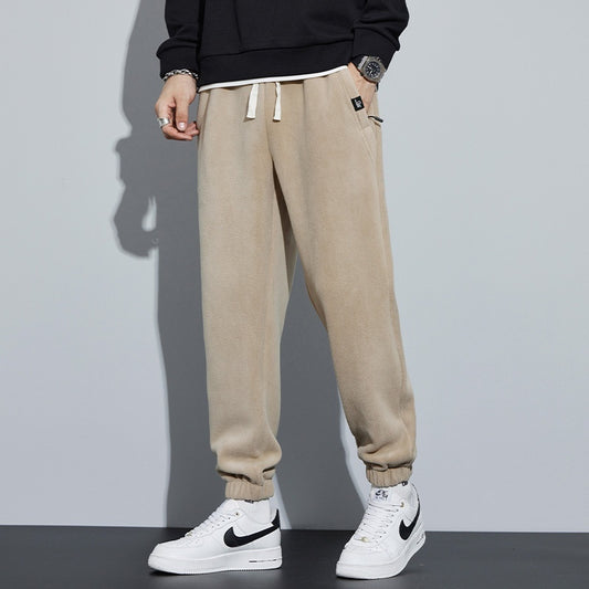 Bamboo Fiber Thickened Double-sided Pants Be Up For Life