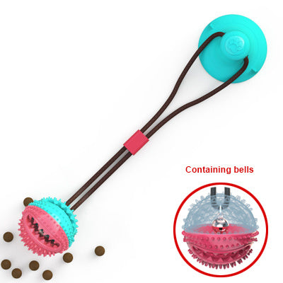 Interactive Silicon Suction Cup Tug Dog Ball Toy Be Up For Life