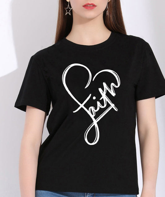 Faith Monogrammed T-shirt BEUPFORLIFE.com