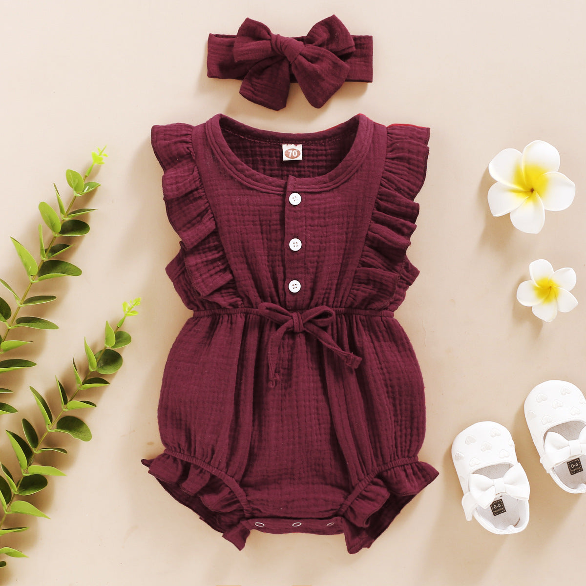 Lace Sleeve Triangle Romper - BEUPFORLIFE.com