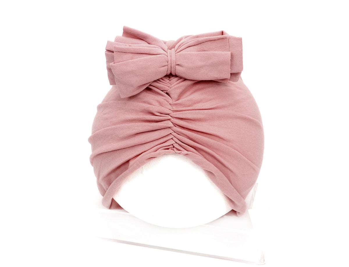 Cute Baby Hat Newborn Soft Baby Girl Hat Turban Infant Toddler Baby Cap Bonnet Headwraps - BEUPFORLIFE.com