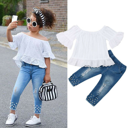 Girls Shirt & Pants set - BEUPFORLIFE.com