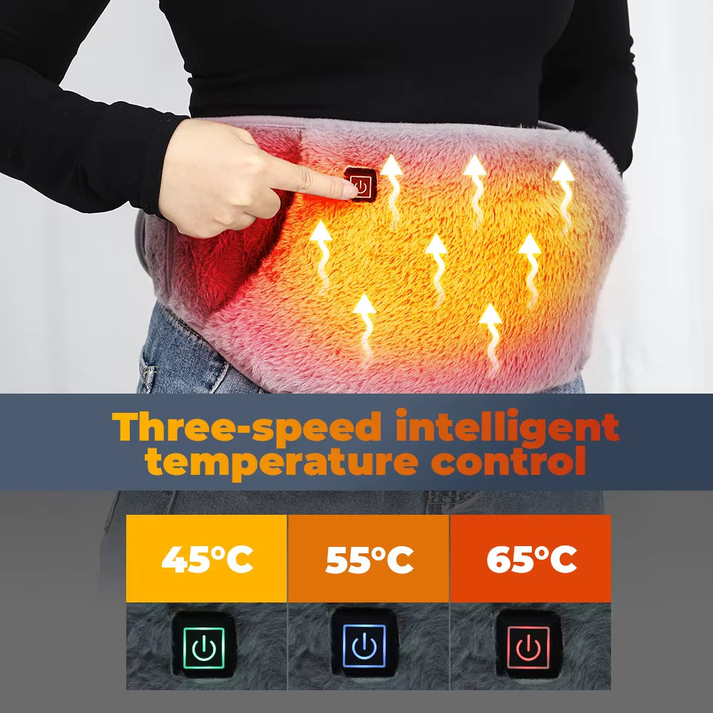 USB Powered Heating Waist Belt, Heating Pad Be Up For Life