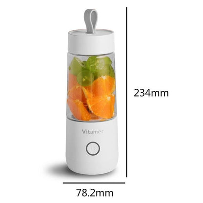 350ml Portable Electric Blender/Juicer, USB Rechargeable Smoothie Mixer - BEUPFORLIFE.com