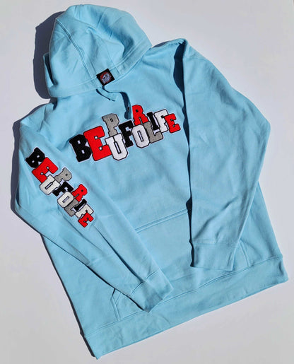 BE UP Hoodie - Alphabet Chenille Patch