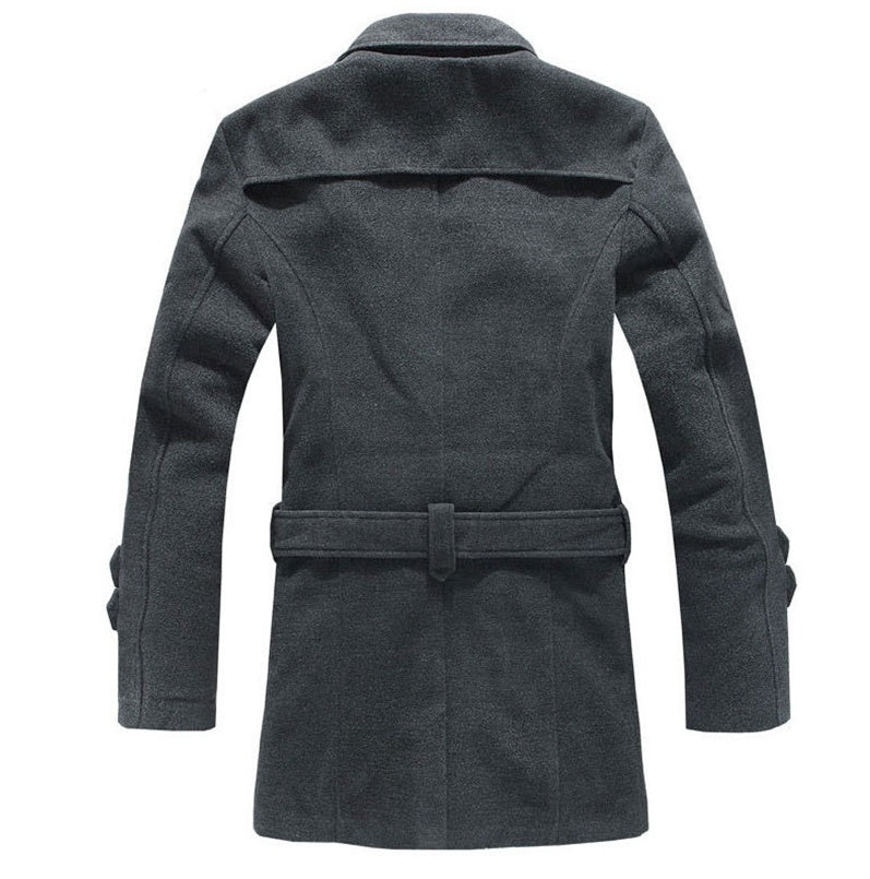 Men's double-breasted woolen trench coat Be Up For Life