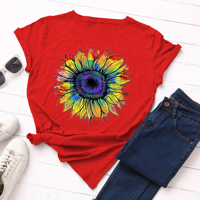 Sunflower T-Shirt - BEUPFORLIFE.com