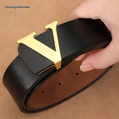 Genuine Leather V Belt