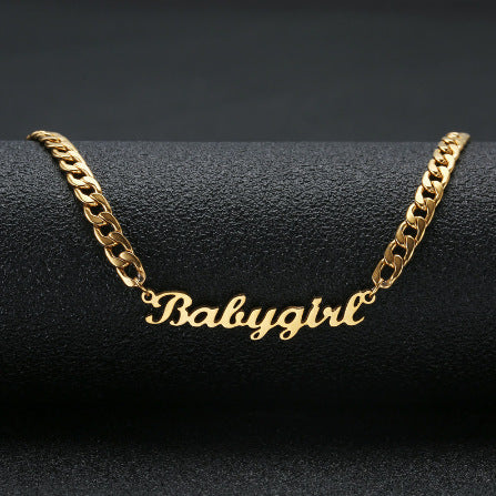 Name plate necklace - BEUPFORLIFE.com