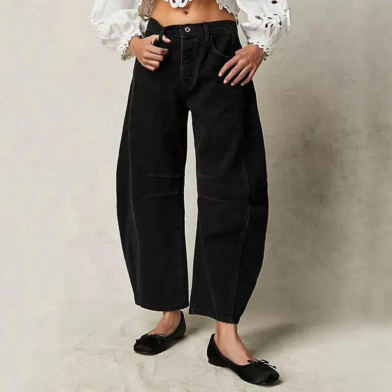 Wide-leg Jeans - BEUPFORLIFE.com