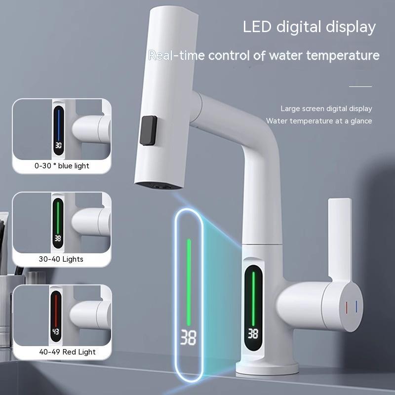 Digital Display Faucet w/ Rotation Be Up For Life