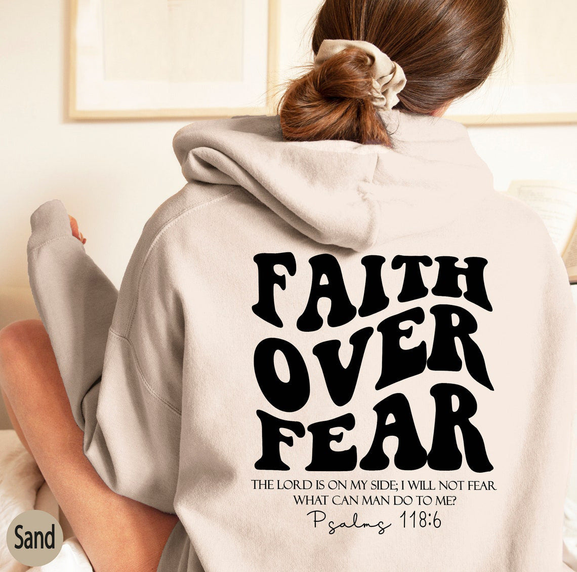 Faith Over Fear Sweatshirt BEUPFORLIFE.com