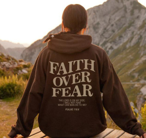 Faith Over Fear Sweatshirt BEUPFORLIFE.com