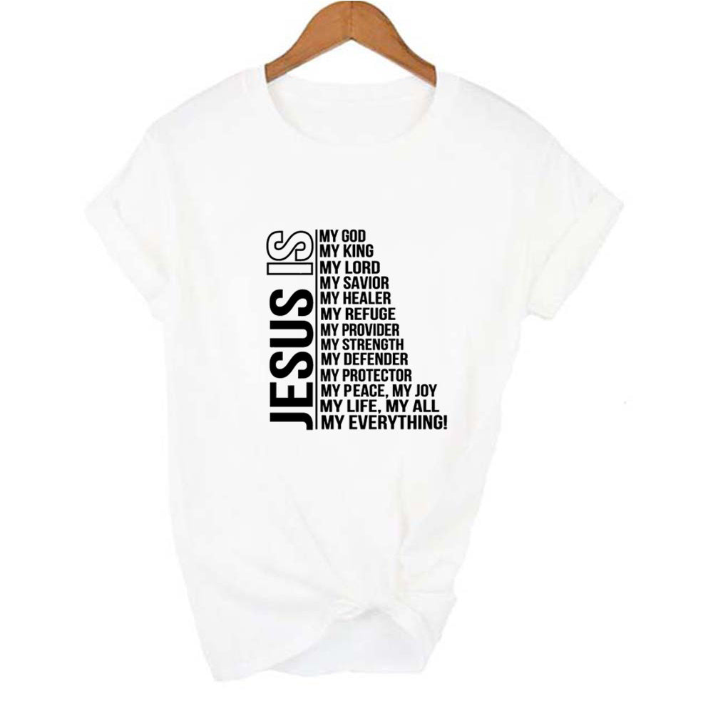 Jesus Is My God King Everything Women Vintage Tops Tshirts - BEUPFORLIFE.com