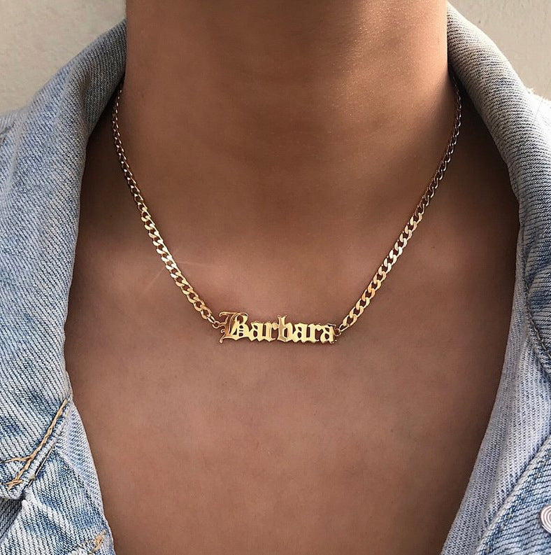 Name plate necklace - BEUPFORLIFE.com