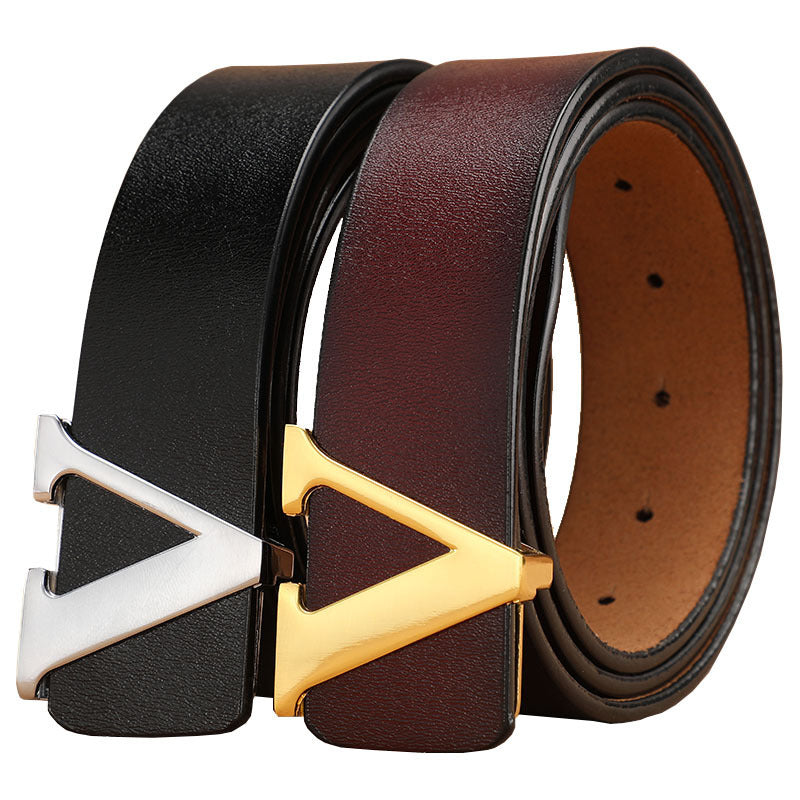 Genuine Leather V Belt