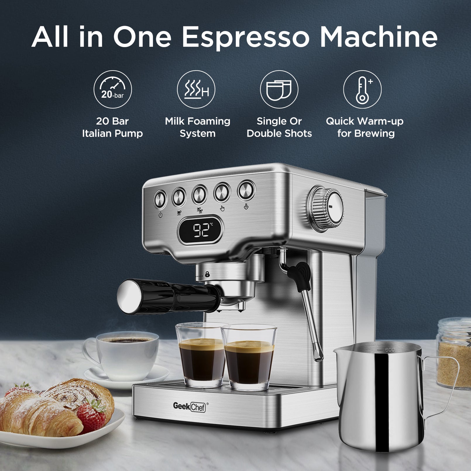 Geek Chef Espresso Machine Be Up For Life