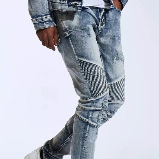 Men's Tight Fitting jeans - BEUPFORLIFE.com