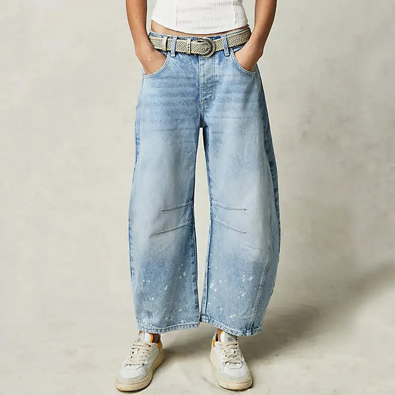 Wide-leg Jeans - BEUPFORLIFE.com