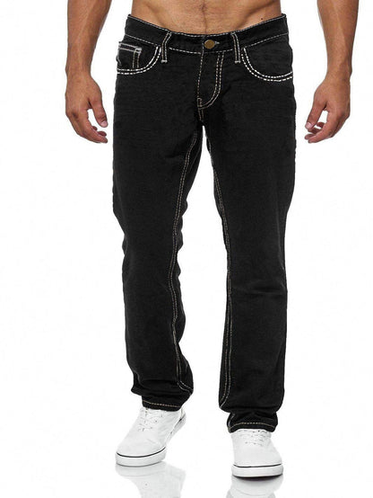 Straight Men's Jeans - BEUPFORLIFE.com