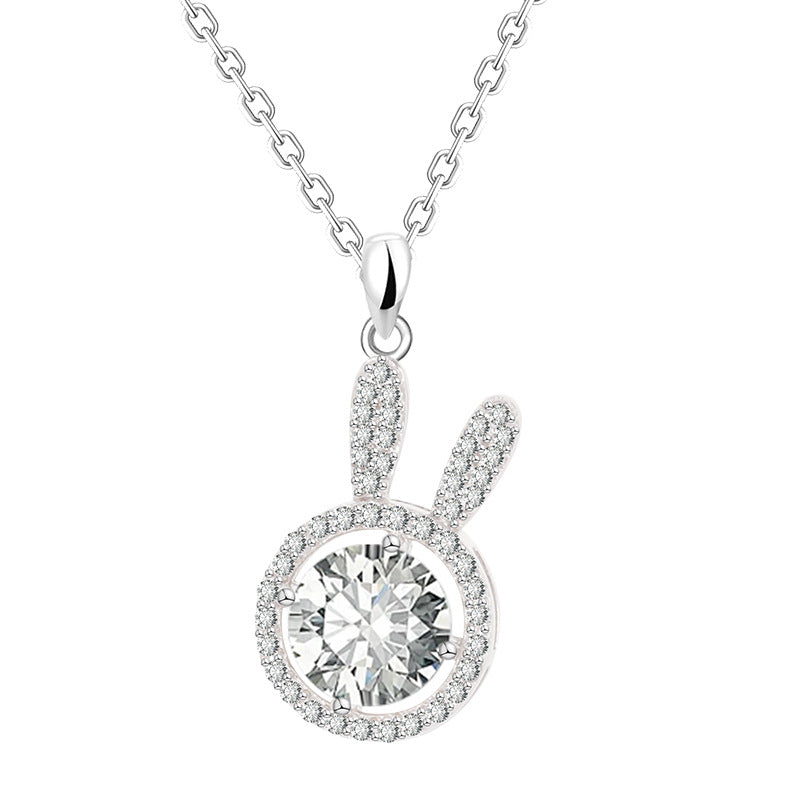 925 Sterling Silver Rabbit Necklace - BEUPFORLIFE.com