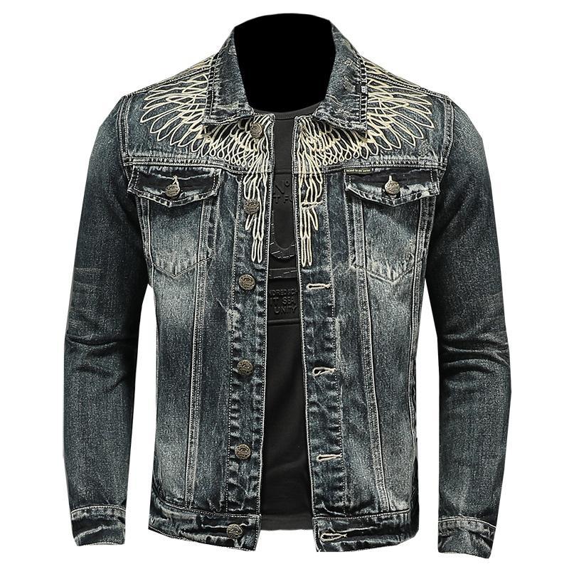 Polo Collar Jean Jacket