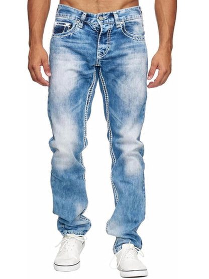 Straight Men's Jeans - BEUPFORLIFE.com