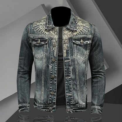 Polo Collar Jean Jacket