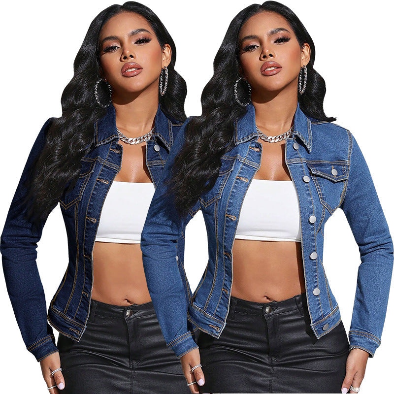 Long Sleeve Denim Jacket BEUPFORLIFE.com