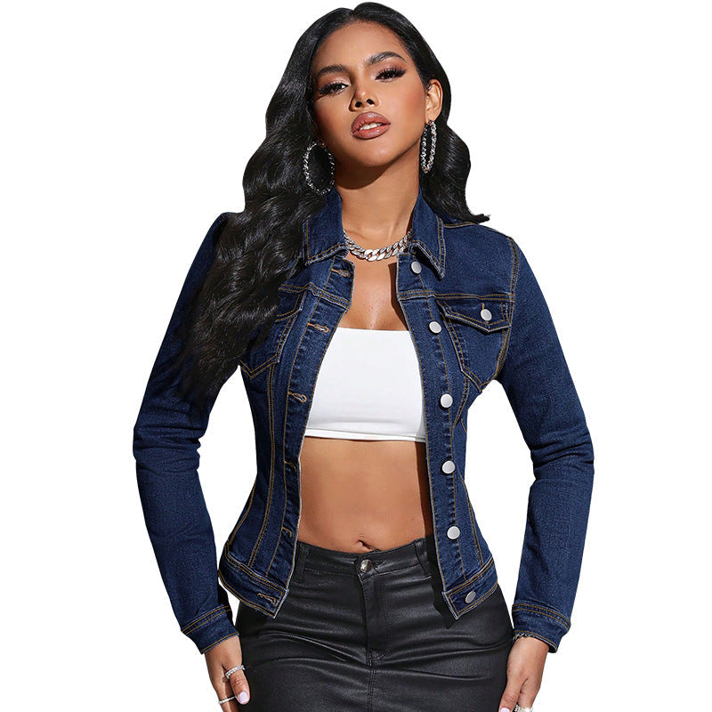 Long Sleeve Denim Jacket BEUPFORLIFE.com