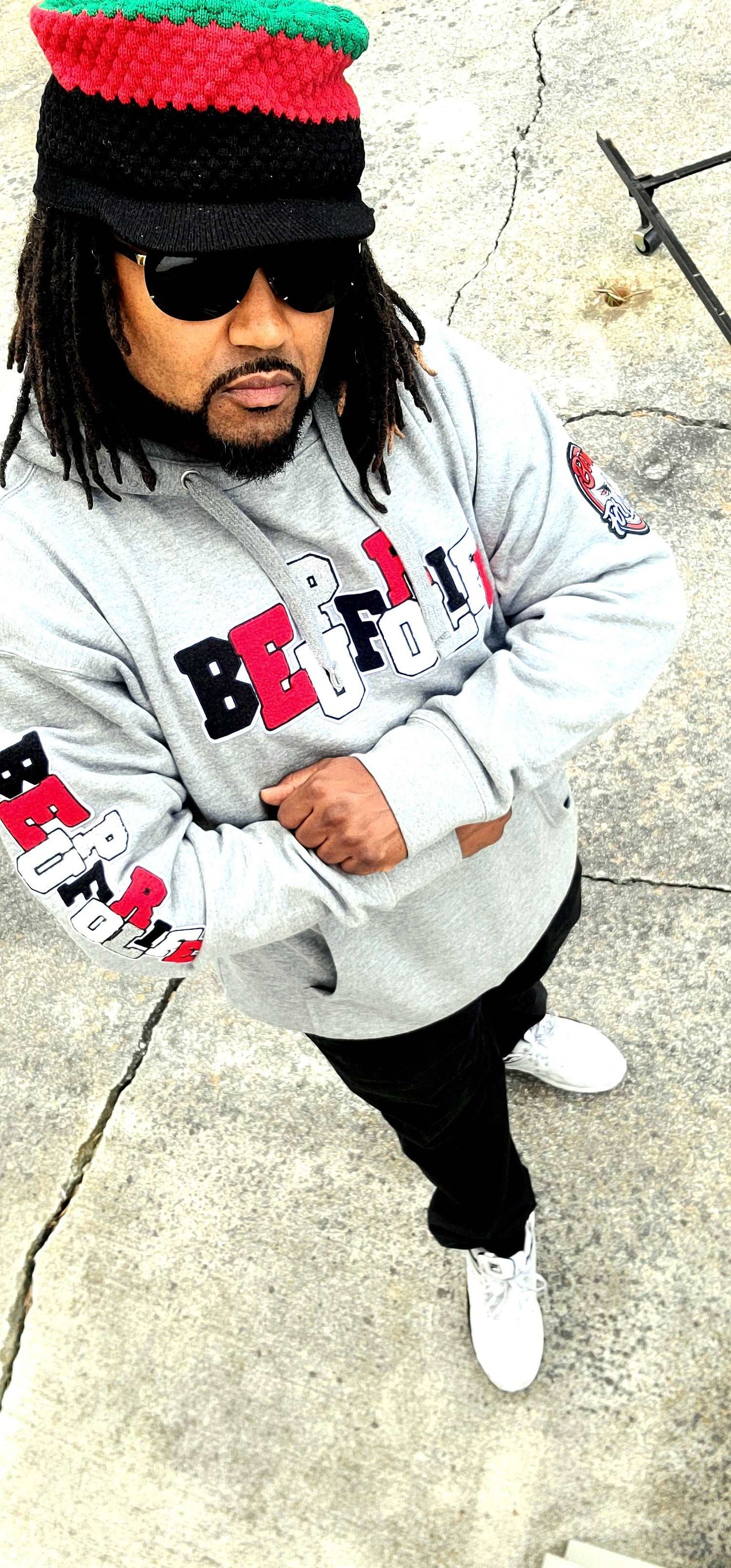 BE UP Hoodie - Alphabet Chenille Patch