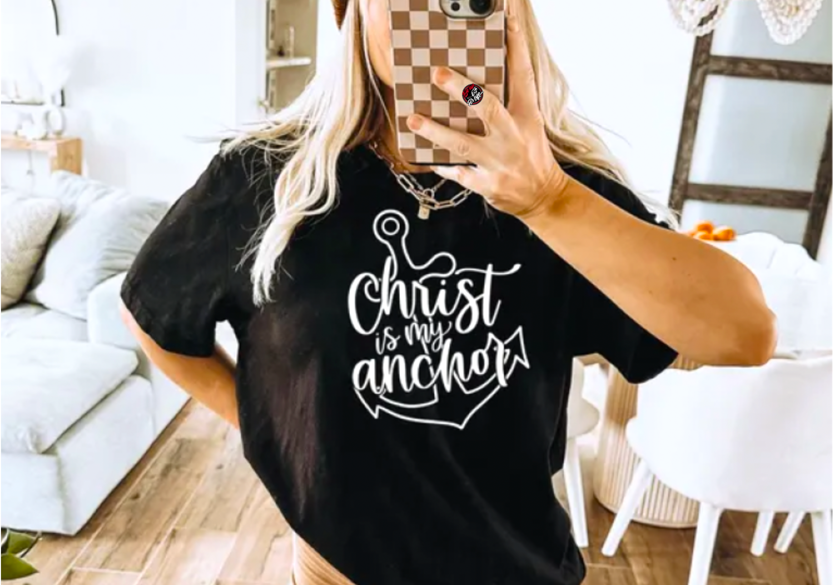 Christ Is My Anchor T-shirt Be Up For Life