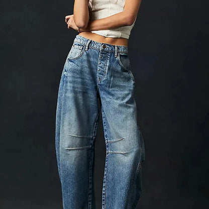 Wide-leg Jeans - BEUPFORLIFE.com