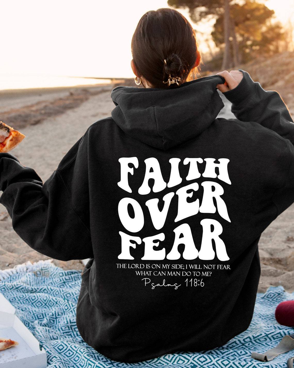 Faith Over Fear Sweatshirt BEUPFORLIFE.com