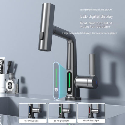 Digital Display Faucet w/ Rotation Be Up For Life