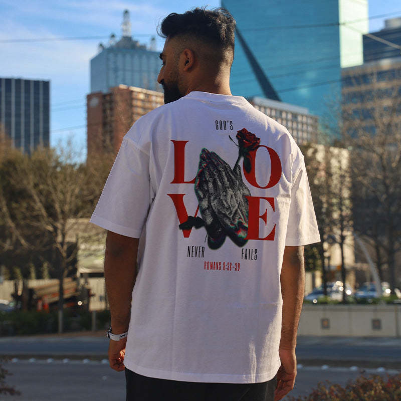 God's Love Never Fails T-shirt - BEUPFORLIFE.com