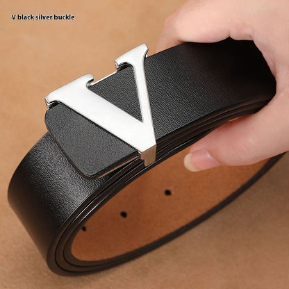 Genuine Leather V Belt