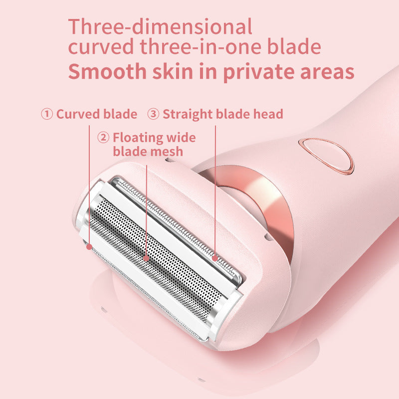 2 In 1 USB Rechargeable Body Hair Remover for Face, Legs, Armpit, and Bikini - BEUPFORLIFE.com