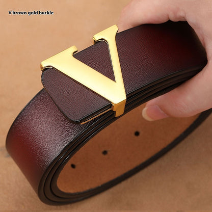 Genuine Leather V Belt