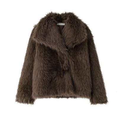 Women's Faux Fur Fluffy Jacket Be Up For Life