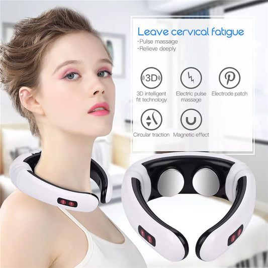 Electric Tens Unit Pulse Neck Massager Be Up For Life