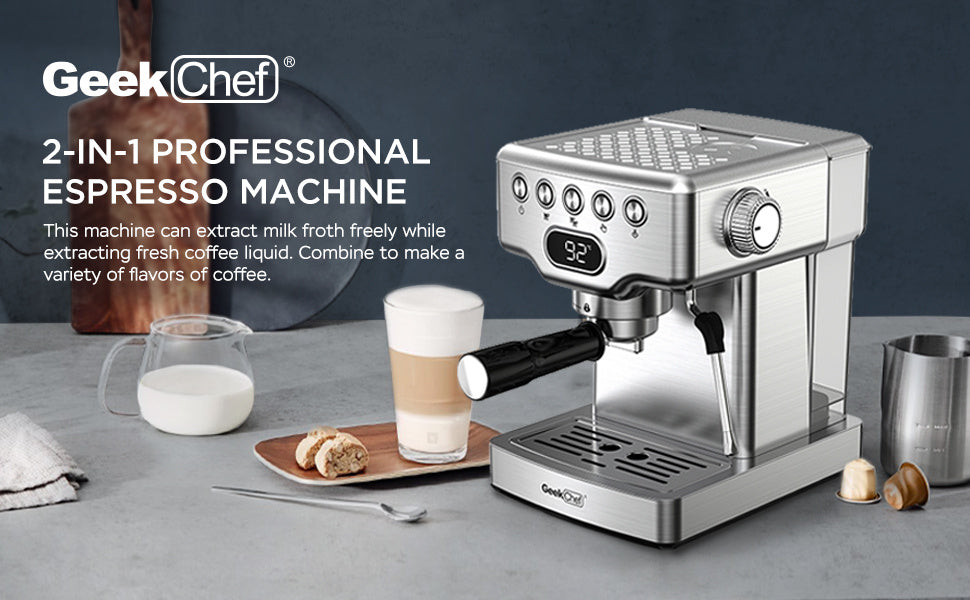 Geek Chef Espresso Machine Be Up For Life