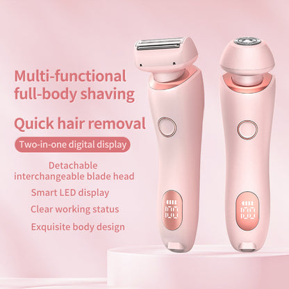 2 In 1 USB Rechargeable Body Hair Remover for Face, Legs, Armpit, and Bikini - BEUPFORLIFE.com