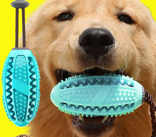 Interactive Silicon Suction Cup Tug Dog Ball Toy Be Up For Life