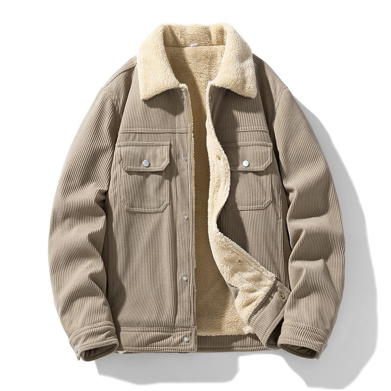 Corduroy Casual Coat Be Up For Life