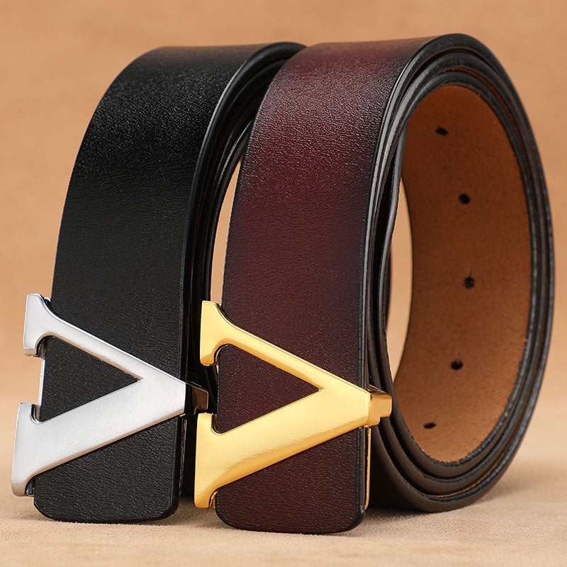 Genuine Leather V Belt