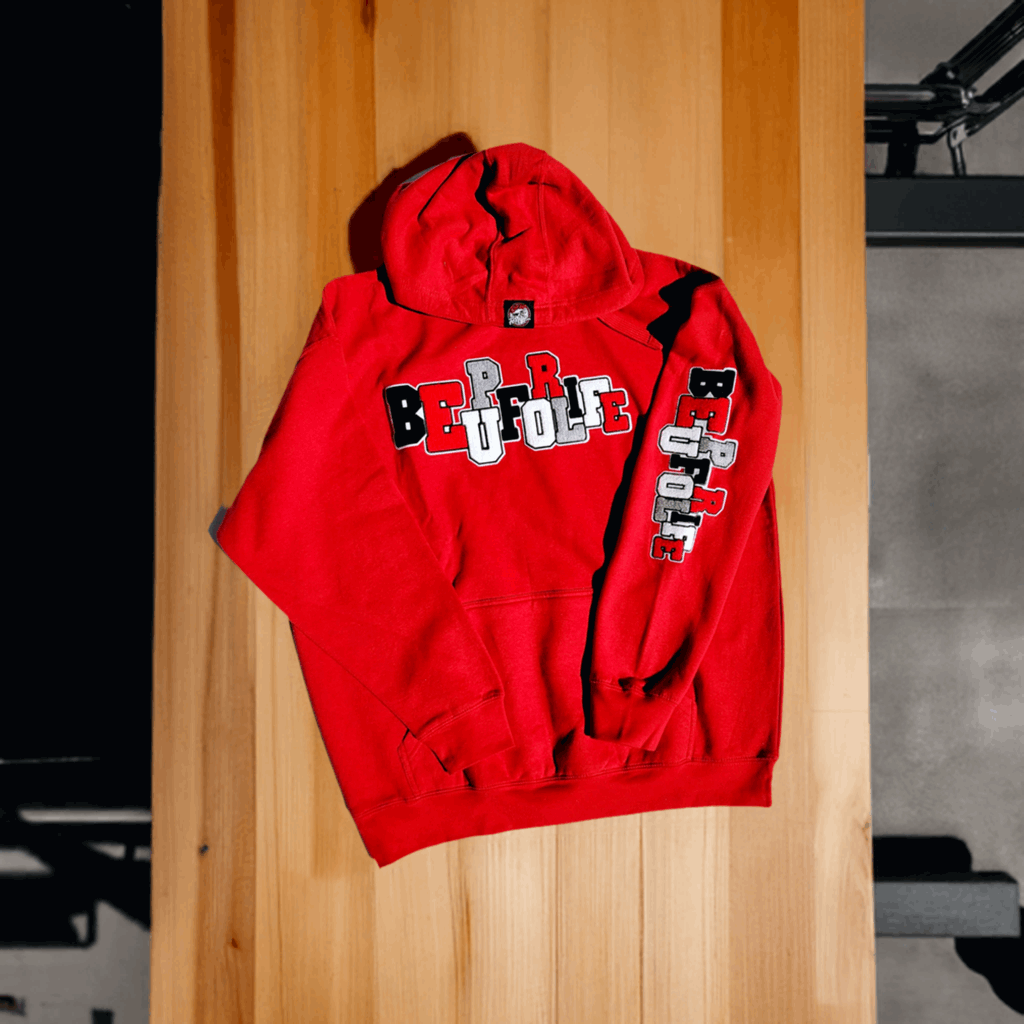 BE UP Hoodie - Alphabet Chenille Patch - BEUPFORLIFE.com